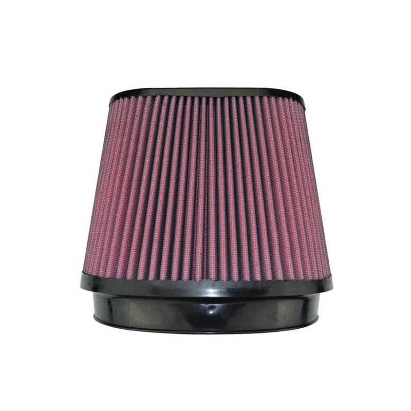 Injen Technology 8-Layer Oiled Cotton Gauze Air Filter – 8.50″ x 9.00″ Oval Flange ID / 7.0″ Media Height / 4.0″ x 8.0″ Top