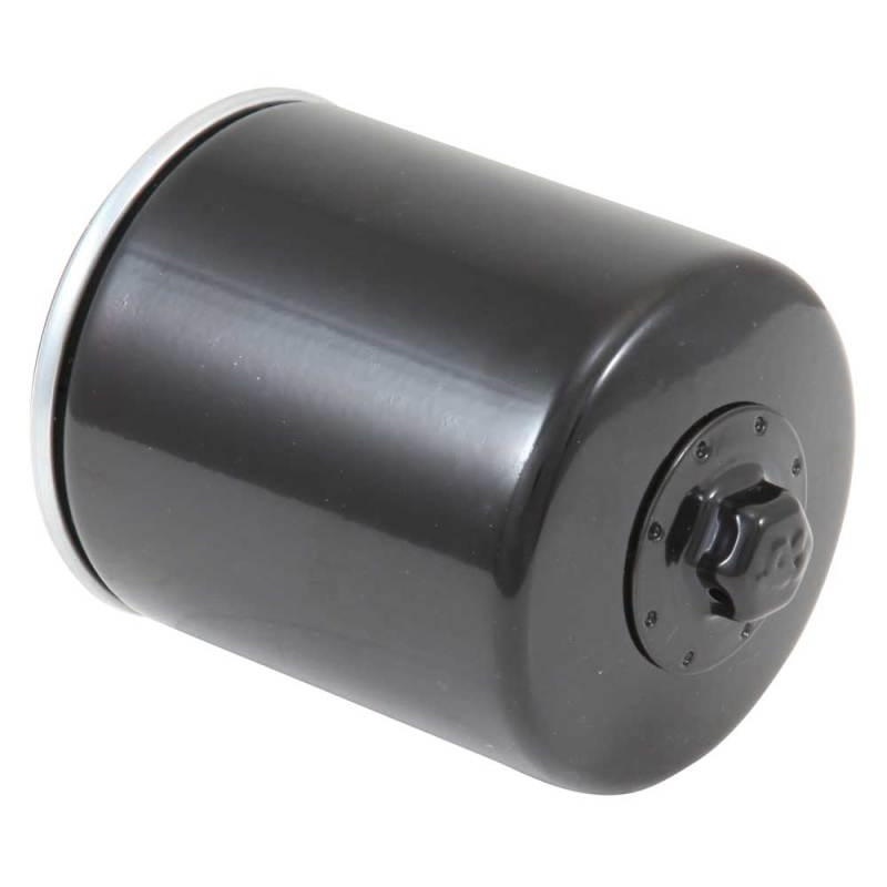 K&N Harley Davidson / Buell 3in OD x 4.063in H Black Oil Filter