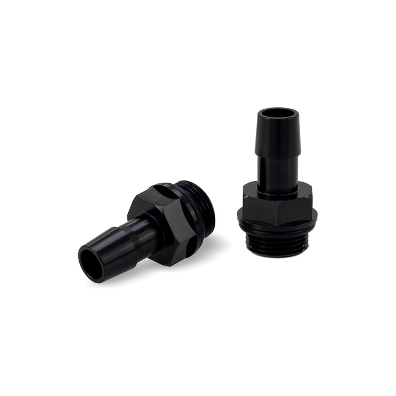 Mishimoto 2pcs. M20x1.5 1/2in Aluminum Catch Can Fittings – Black