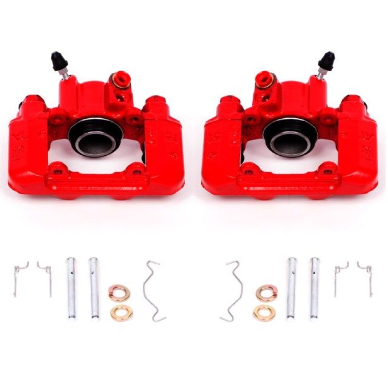 Power Stop 03-06 Pontiac Vibe Rear Red Calipers w/o Brackets – Pair