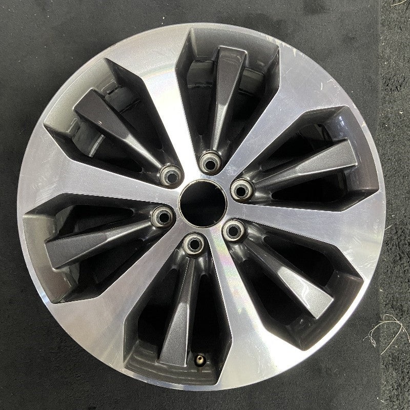 20″ FORD F150 PICKUP 17 20×8.5 12 spoke machined face flash gray pockets Original OEM Wheel Rim