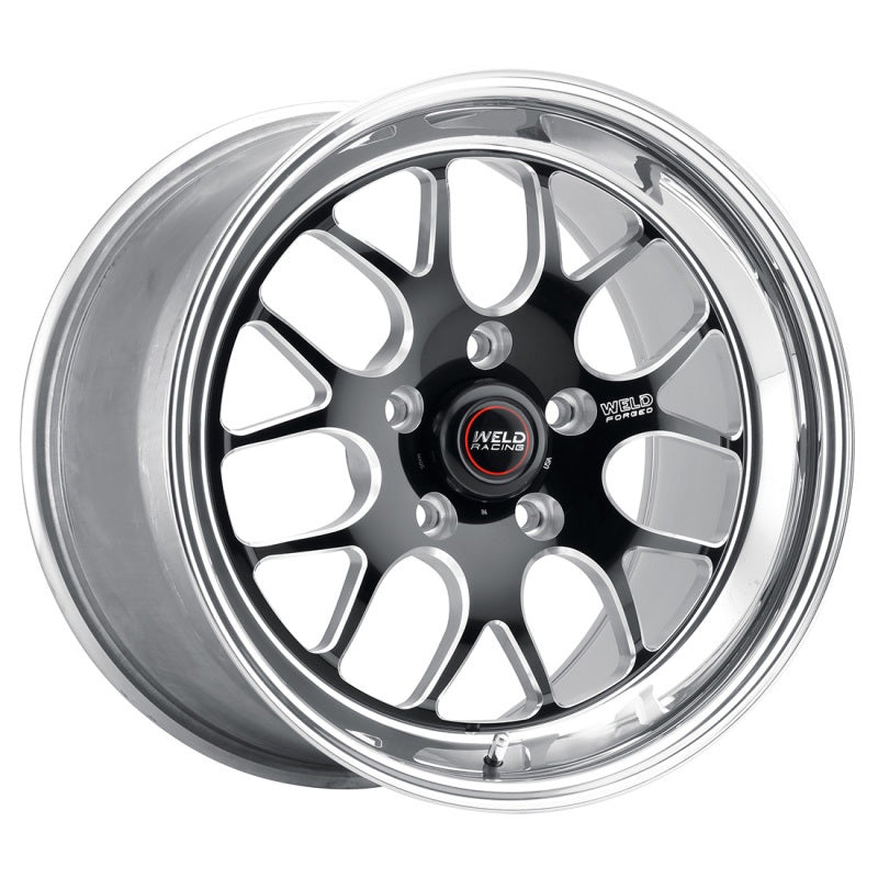 Weld S77 17X10.5 / 5X120mm BP / 6.7in Backspace Black Wheel (High Pad) – Non-Beadlock