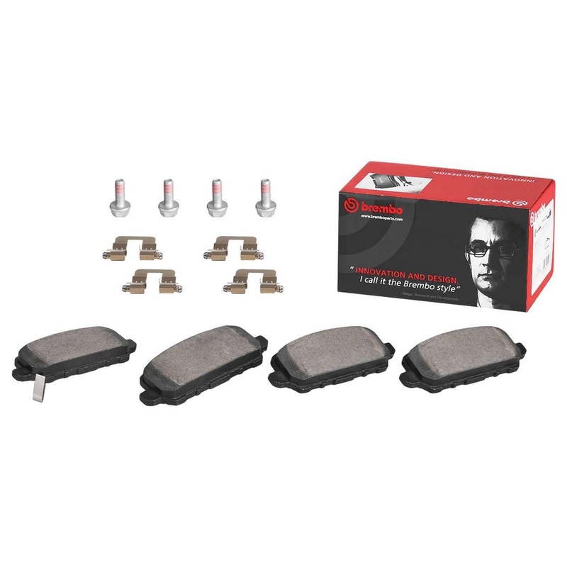 Brembo 19-20 Acura RDX/16-20 Honda Civic Rear Premium NAO Ceramic OE Equivalent Pad
