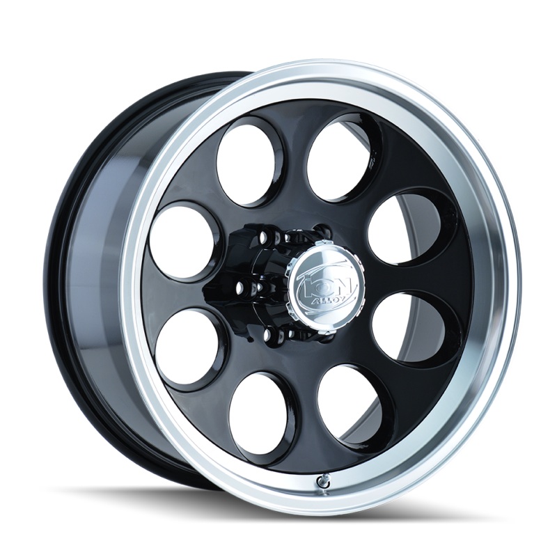ION Type 171 16×8 / 5×114.3 BP / -5mm Offset / 83.82mm Hub Black/Machined Wheel