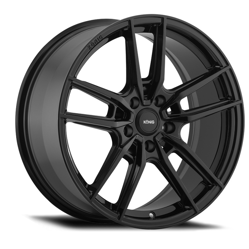 Konig Myth 17×8 5×108 ET43 Gloss Black