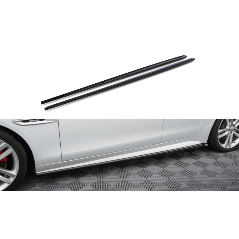 Maxton Design Side Skirts Diffusers Jaguar XE R-Sport X760