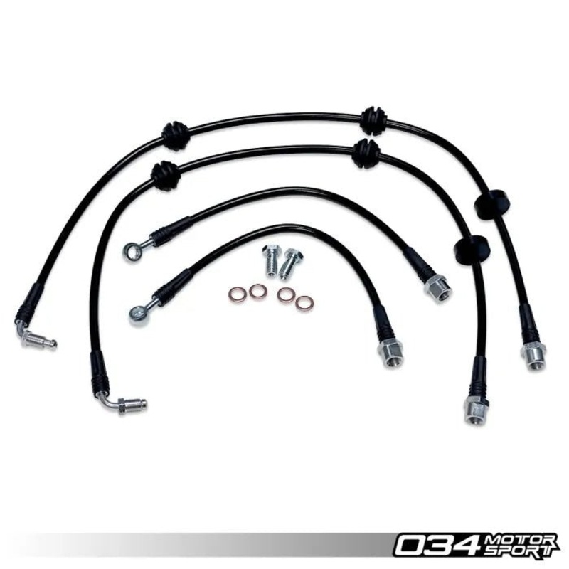 034Motorsport Stainless Steel Braided Line Kit – Audi A4/S4, A5/S5/RS5, Q5/SQ5 (B9+)