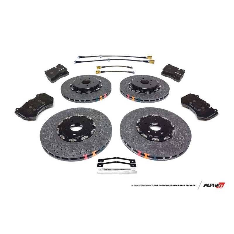 ALPHA Performance Carbon Ceramic Brake Kit Upgrade | 2012-2021 Nissan GT-R (ALP.07.01.0102-2)