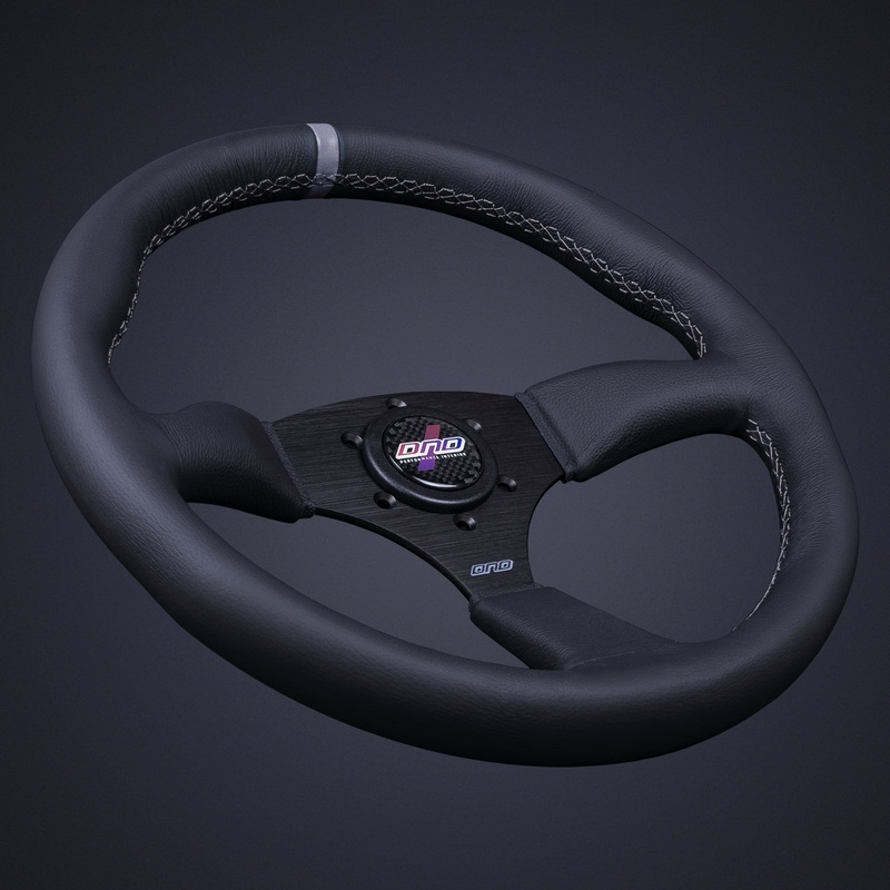 DND Leather Touring Steering Wheel (LTW-GR)