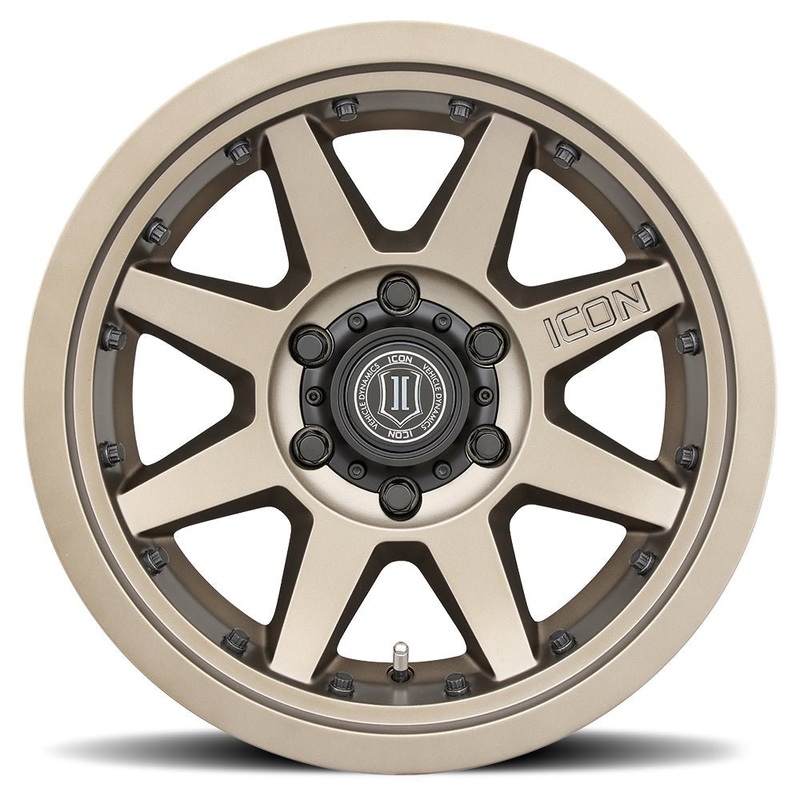 ICON Rebound Pro 17×8.5 6×5.5 25mm Offset 5.75in BS 95.1mm Bore Bronze Wheel