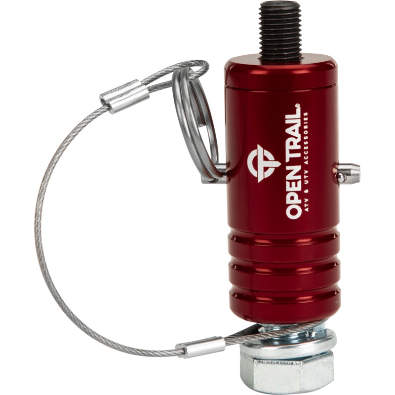 Quick-Release Whip Mount Red by Open Trail