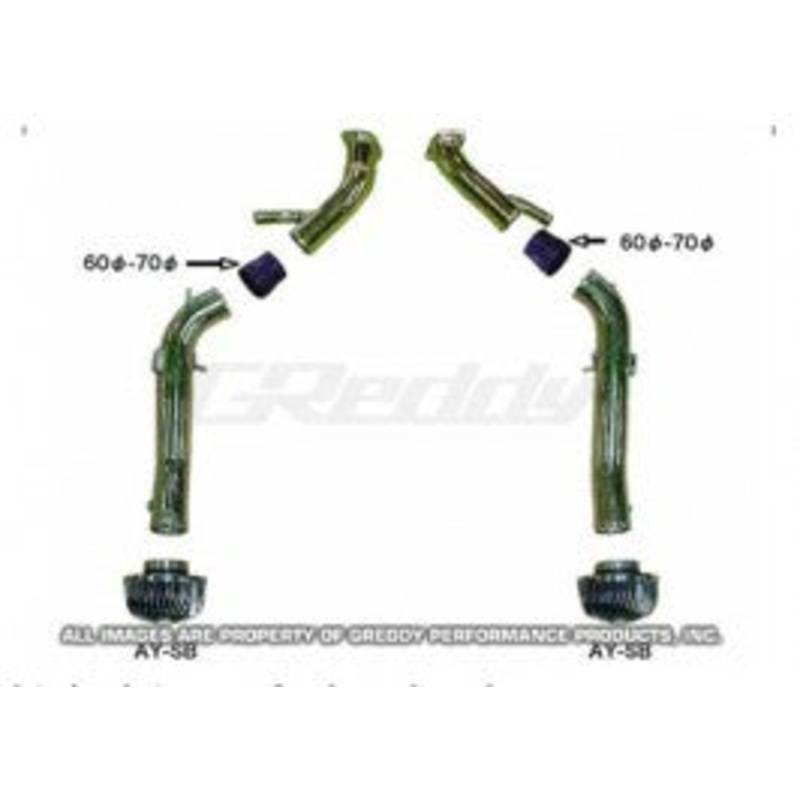 GReddy Long Type Piping 60-70mm Suction Kit | 2009-2021 Nissan GTR  (12020906)