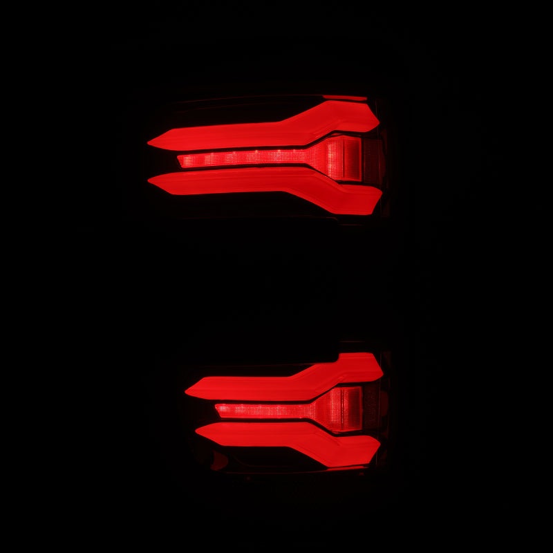 AlphaRex 21-23 Ford F-150 LUXX LED Taillights – Black Red w/ BLIS