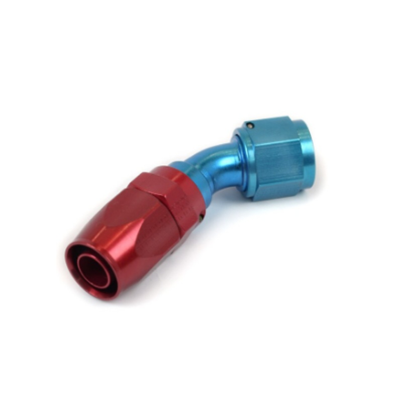 Canton – Aluminum Hose End -10 AN Swivel 45 Degrees