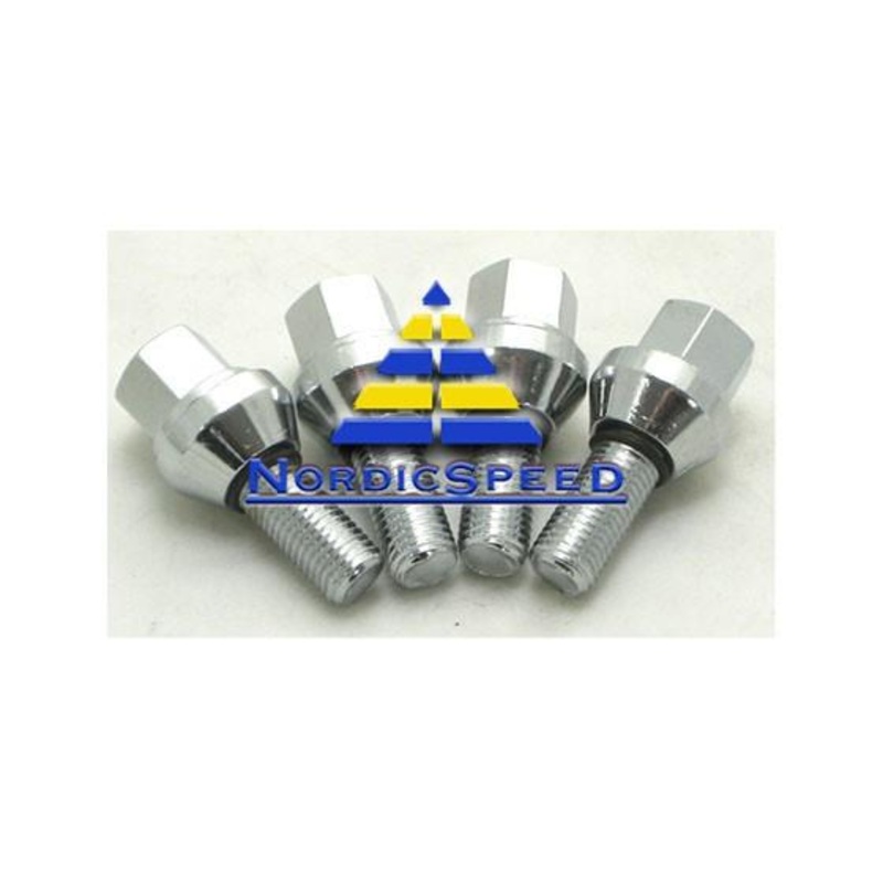 Chrome Wheel lug Bolt Kit OEM Style
