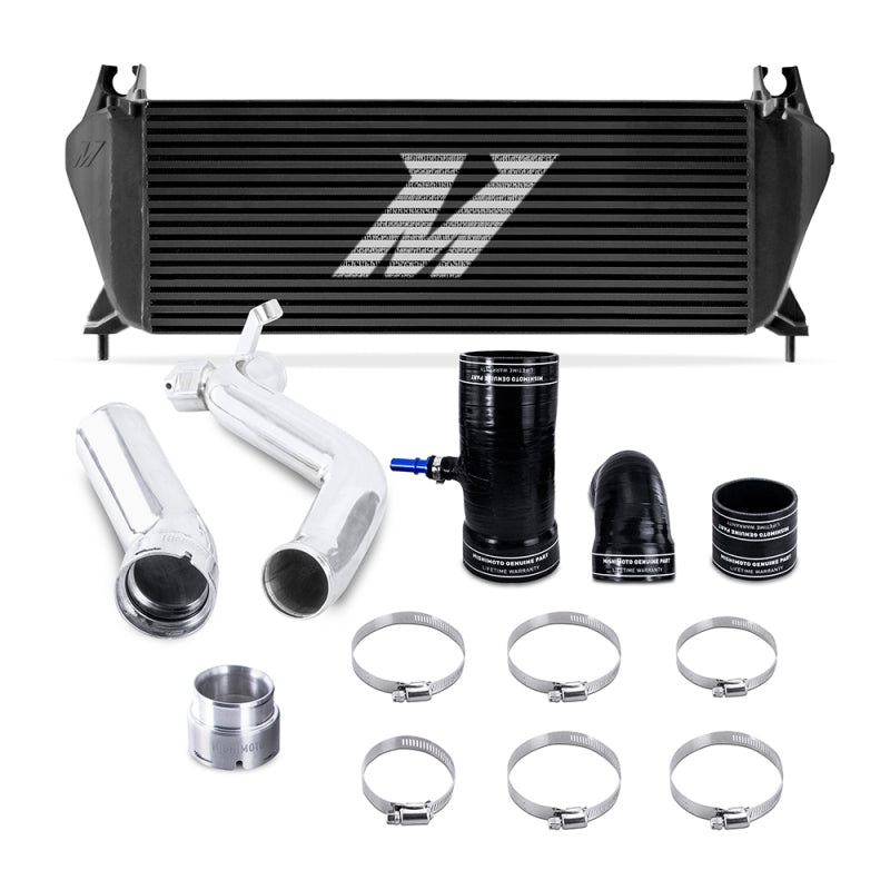 Mishimoto 19+ Ford Ranger 2.3L EcoBoost Intercooler Kit – Black + Polished Pipes