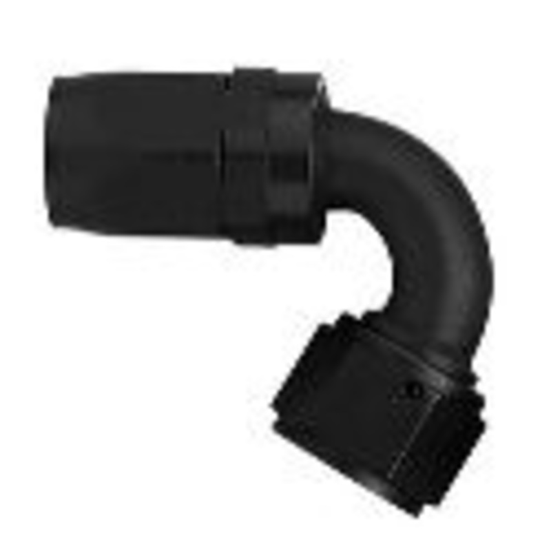 Startlite Fitting; -06AN Hose Size; 120 deg. Elbow