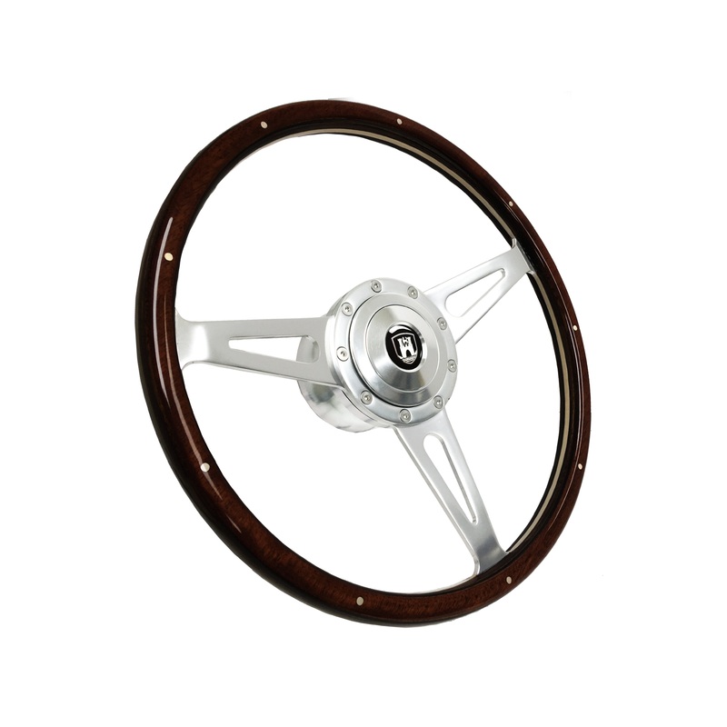 Volkswagen 9-Bolt Steering Wheel Castle Kit | Espresso Stained Wood / Premium Billet (Copy)
