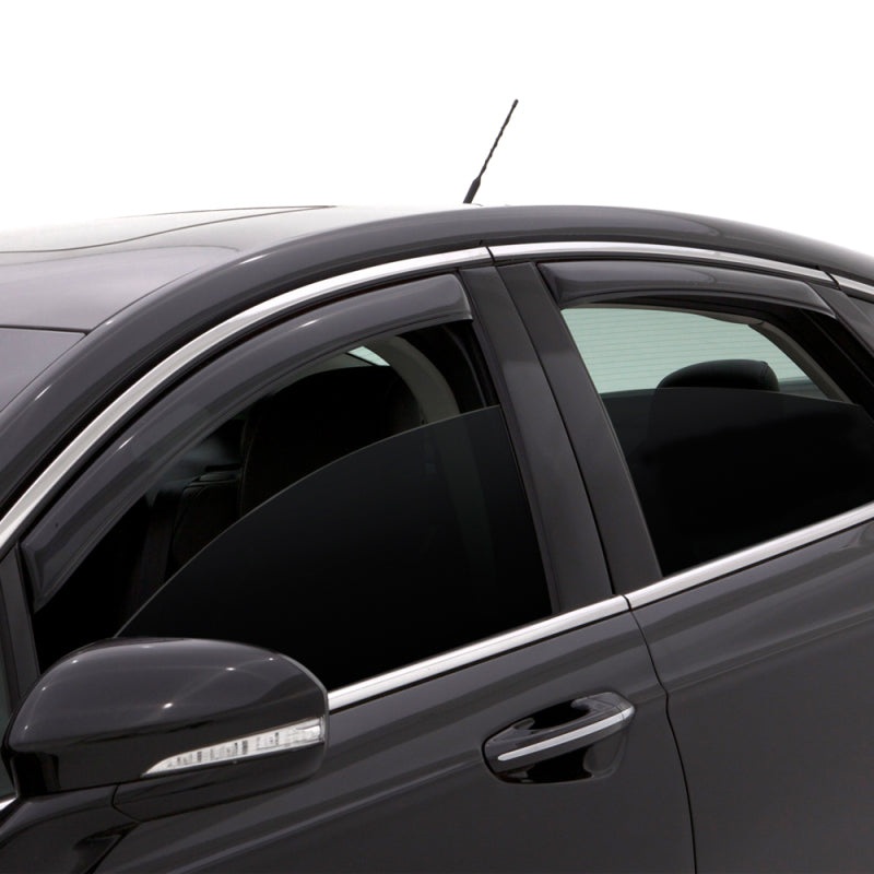 AVS 14-17 Nissan Rogue (Excl. Sport Model) Ventvisor Front & Rear Window Deflectors 4pc – Smoke