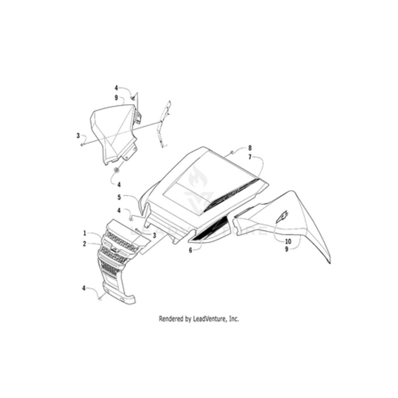 Decal 4-So by Arctic Cat