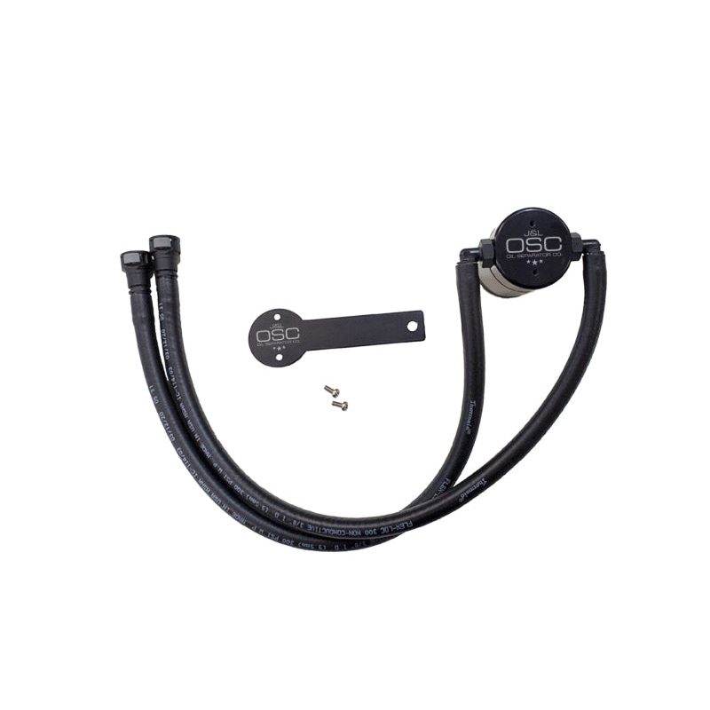 J&L 16-24 Chevrolet Camaro LT1 6.2L Driver Side Oil Separator 3.0 – Black Anodized