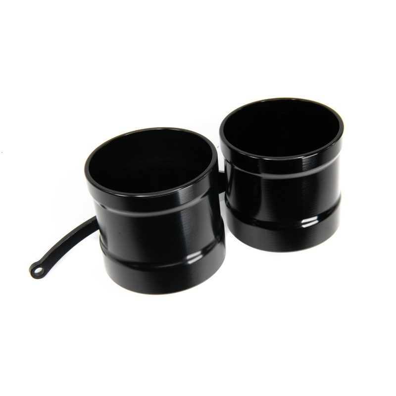 Operator Series Dual Billet Cup Holder Attachment for Front Exit Cable Shifter