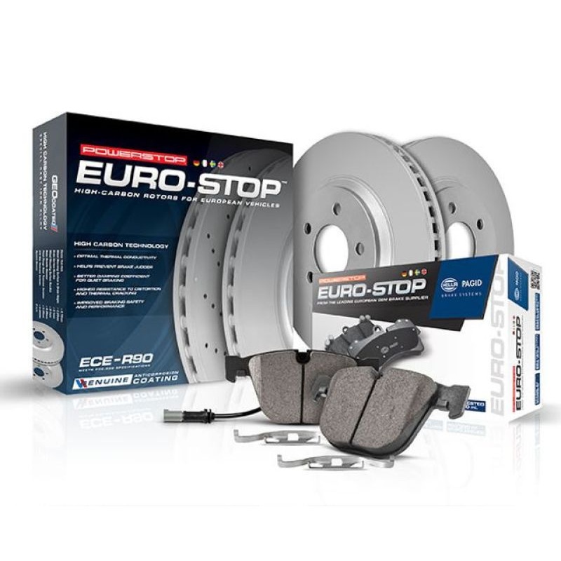 PowerStop Power Stop 10-13 Mercedes-Benz S400 Rear Euro-Stop Brake Kit