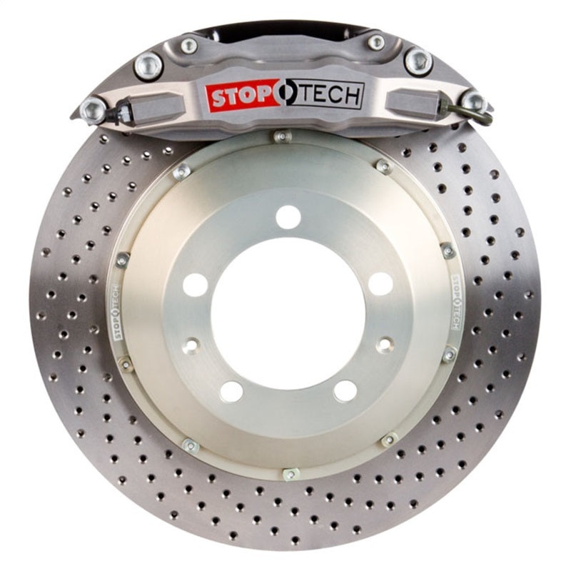 StopTech 06-09 Honda S2000 Trophy Sport ST-40 Caliper 328x28mm Drilled Rotors Front Big Brake Kit