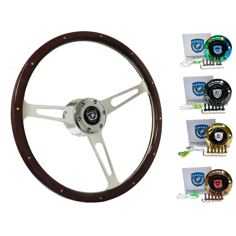 1999-04 Porsche 911 (996) Steering Wheel Kit | Deluxe Espresso Wood | ST3553A