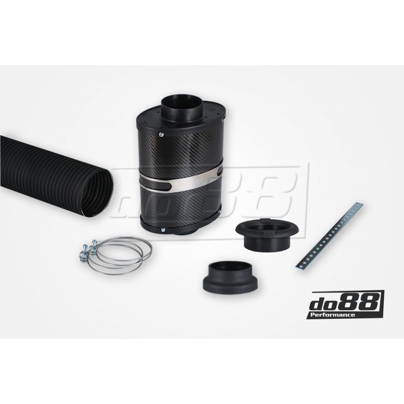BMC OTA Oval Trumpet Airbox, Carbon fiber, Connection 85mm, Length 295mm
