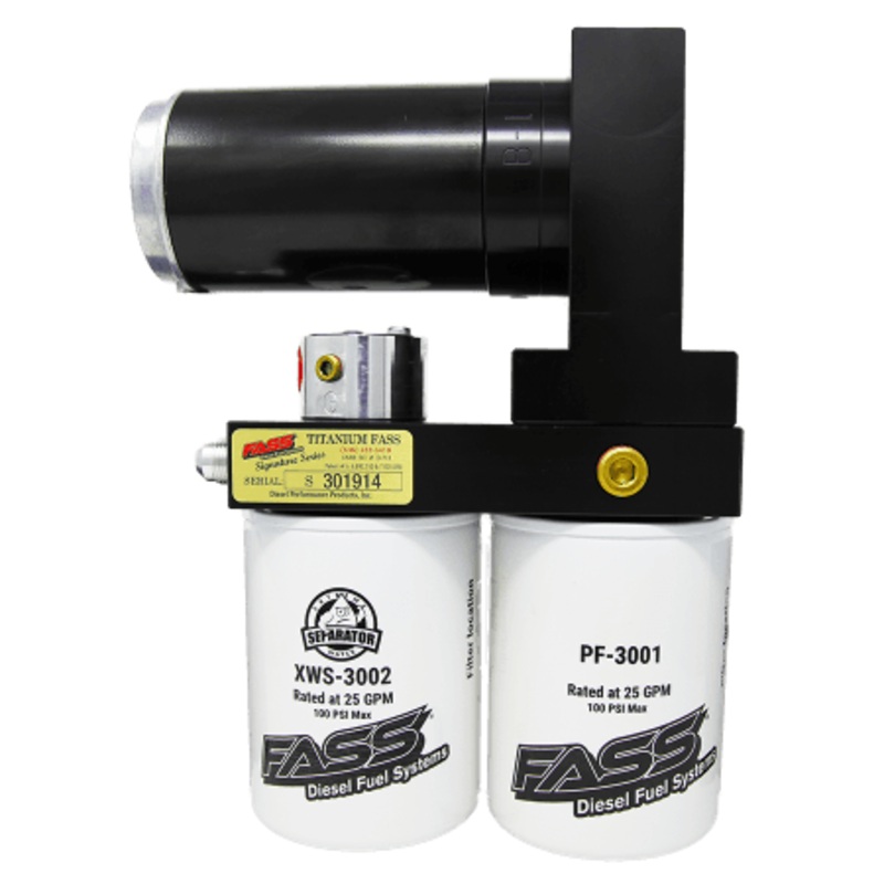 FASS Titanium Signature Series Diesel Fuel System 180F 140GPH (70-75 PSI) for 2017-2019 GMC/Chevy Duramax 6.6L (TSC13180F140G)