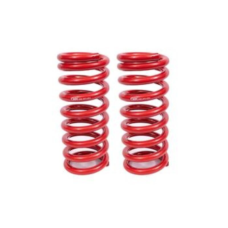 BMR 67-69 Chevrolet Camaro / Pontiac Firebird 3in Drop Small Block Front Lowering Springs – Red