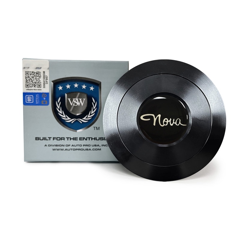 VSW S9 | Nova Emblem, 1962-64 | Black Billet Horn Button | STE1032-21B