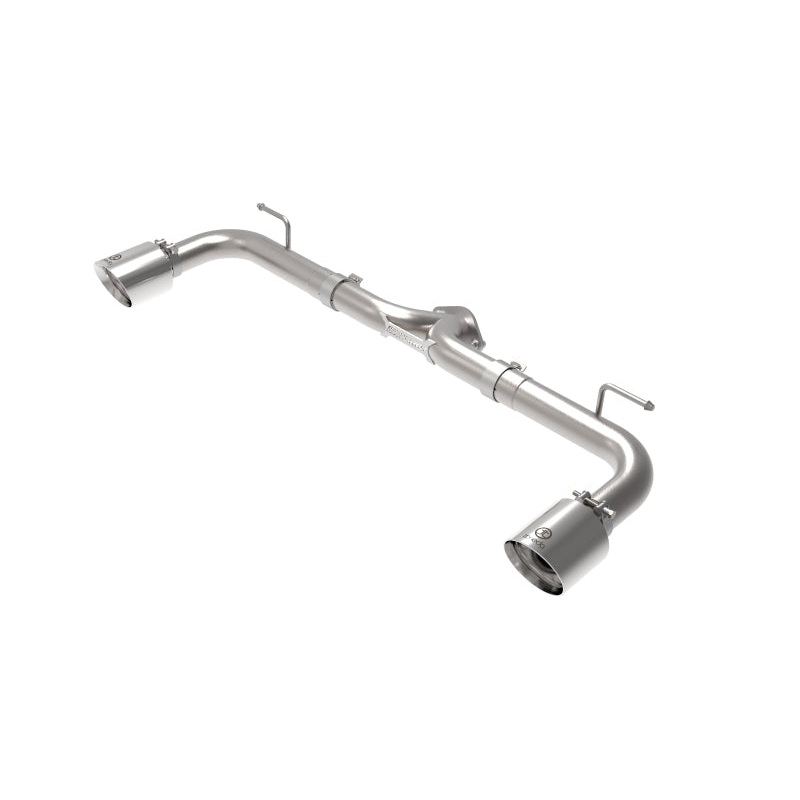 aFe Takeda 2-1/2 in 304 Stainless Steel Axle-Back Exhaust System with Polished Tips Mazda Mazdaspeed 3 2014-2018 | 49-37014-P