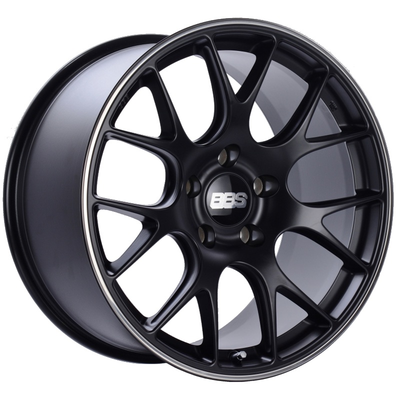 BBS CH-R 19×11 5×130 ET56 CB71.6 Satin Black Polished Rim Protector Wheel