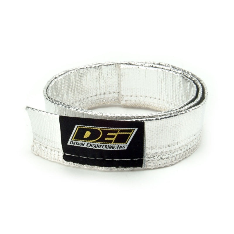 DEI Heat Sheath 3/4in x 3ft – Aluminized Sleeving – Sewn Edge