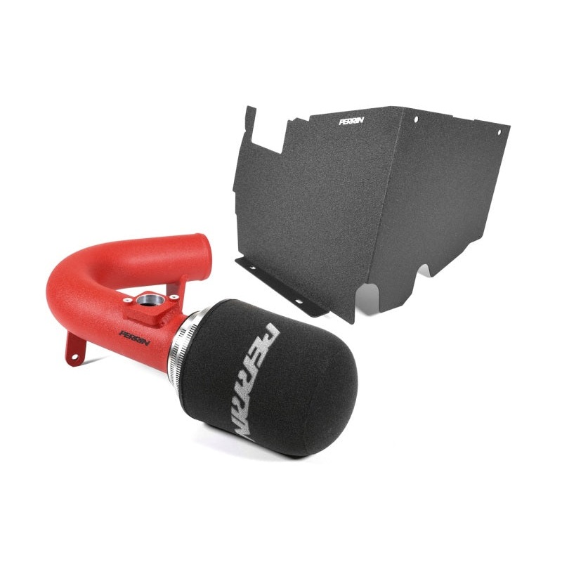 Perrin [22-25 WRX] Cold Air Intake w/ Heatshield – Red | PSP-INT-328RD