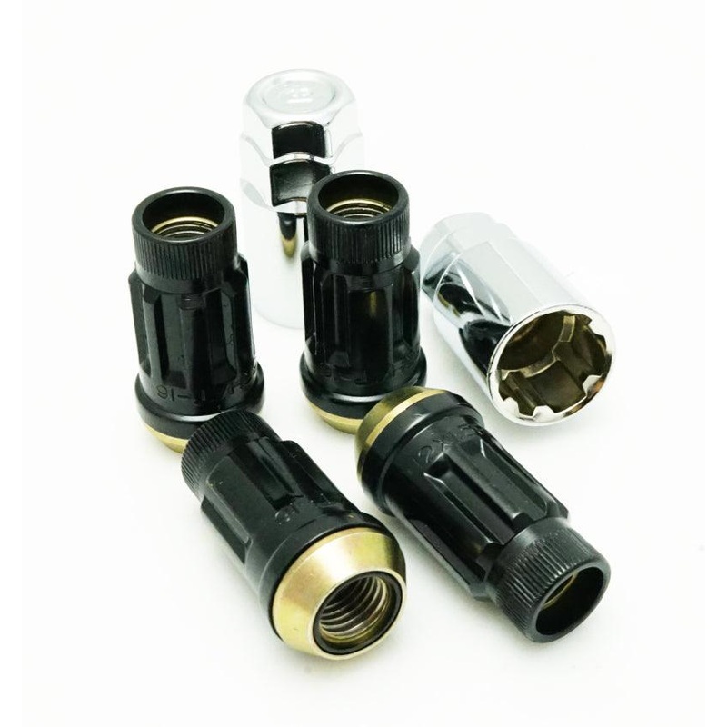 Wheel Mate Muteki SR45R Lug Nut Kit Lock Set 12×1.5 45mm – Black