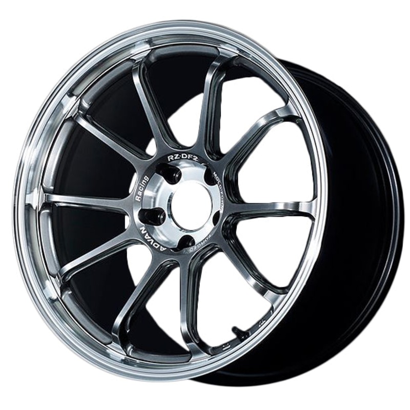 Advan RZ-DF2 Wheel (C-4 Concave) – 20×11.0 +35 | 5×112 | Diamond Cut & Hyper Platinum Black