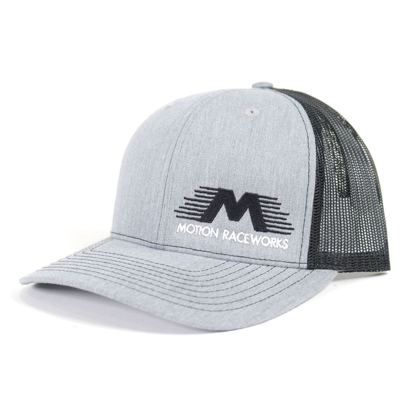 Motion Raceworks Hat Black/Heather Gray Snapback