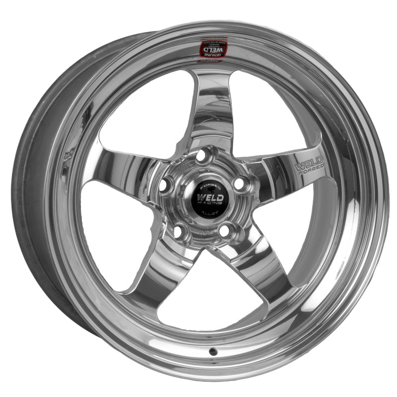 Weld S71 18×9.5 / 5×4.75 BP / 4.7in. BS Polished Wheel (Low Pad) – Non-Beadlock