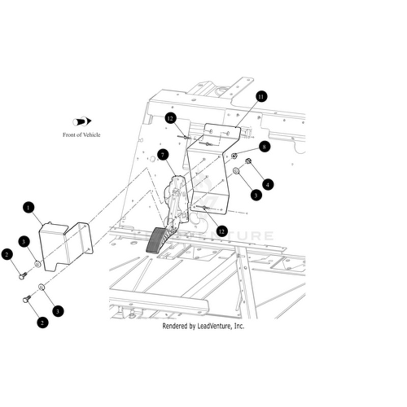 Lock Nut-1/4-20 by Arctic Cat