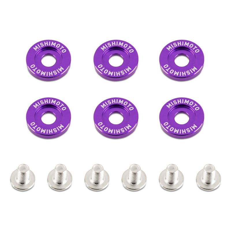 Mishimoto Large Fender Washer Kit (6pcs) – Purple