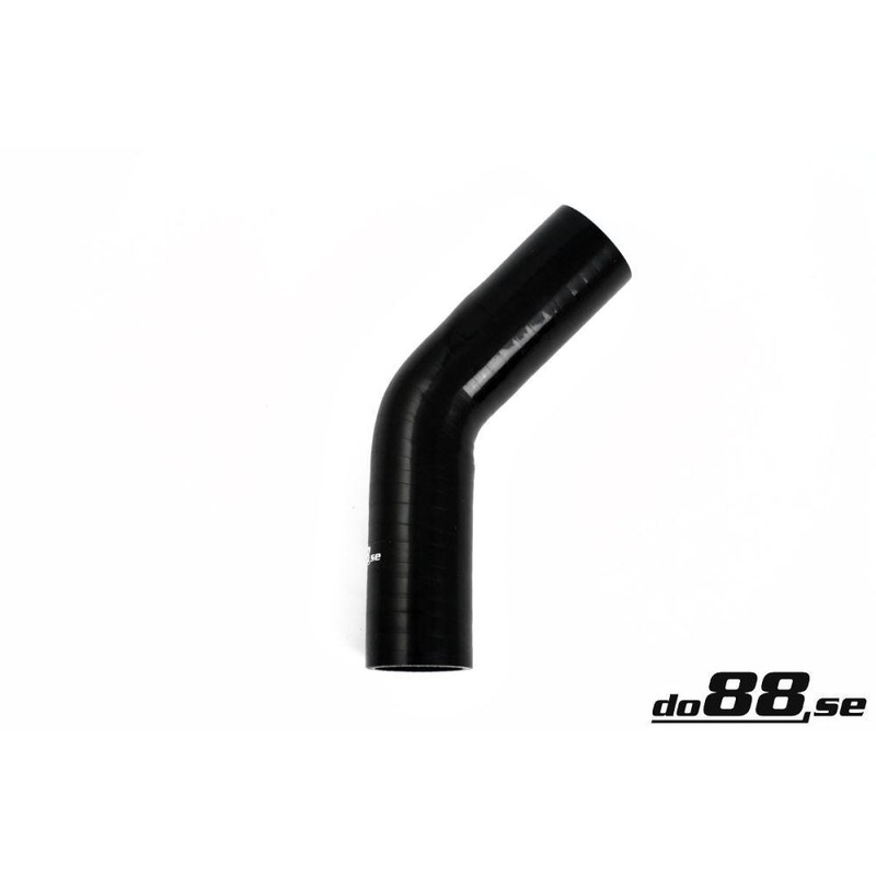 Silicone Hose Black 45 degree 1,75” (45mm)