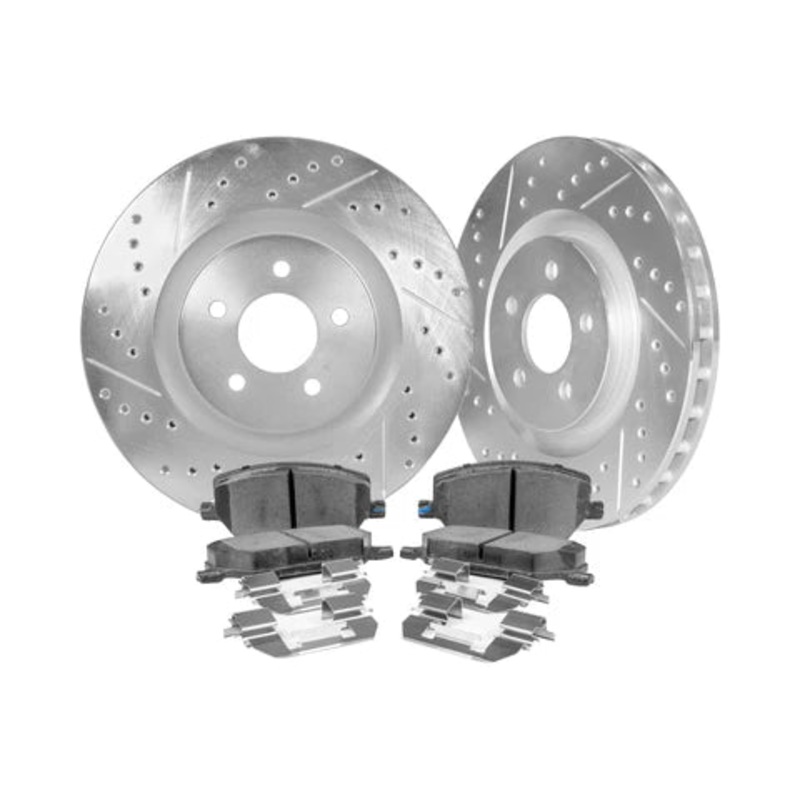 Stillen Cross Drilled & Slotted Brake Kit | 2014-2024 Infiniti Q50 / Q60 (NIS91007)