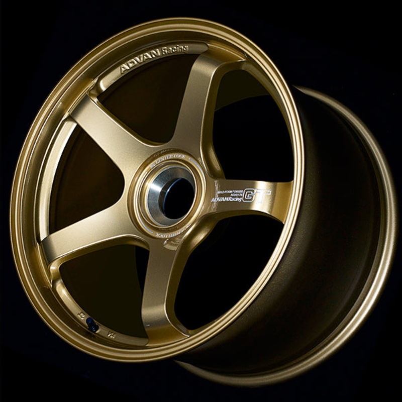 Advan GT Wheel for Porsche – 21×10.5 +50 | 5×130 | Racing Brass Gold