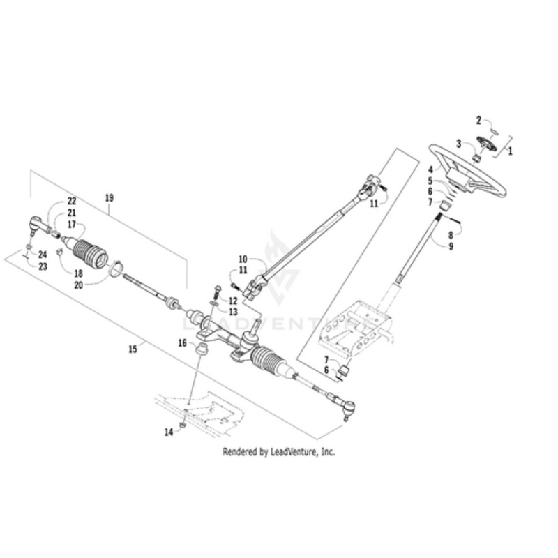 Bolt Pinch(M10X1.5) by Arctic Cat