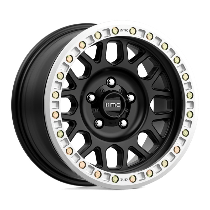KMC Wheels KM234 Grenade Desert Beadlock 17″ 6×165.1 Satin Black