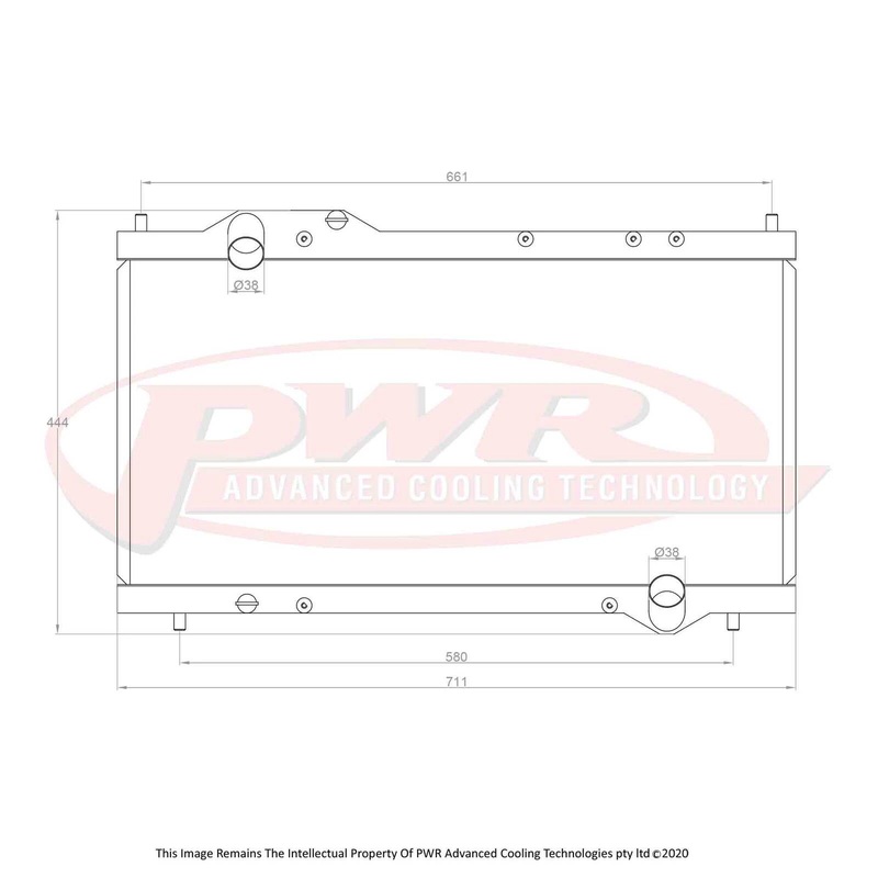PWR – 1990-05 Honda NSX V6 Radiator