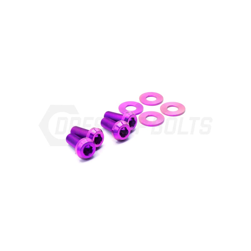 Dress Up Bolts [22-25 WRX] Titanium Hardware Seat Kit | Polished | SUB-043-Ti-POL